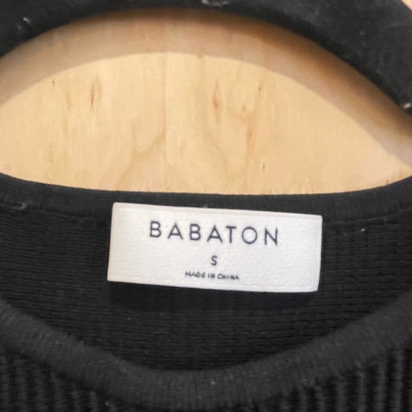 Aritizia Babaton Stefano Sculpt Knit Tank, Black, sz S - Picture 6 of 6